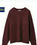 GU | ウールブレンドクルーネックセーター(Knitwear)