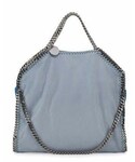 STELLA McCARTNEY | Stella McCartney Falabella Small Colorblock Fold-Over Tote Bag, Duck Blue/Multi(Shoulderbag)
