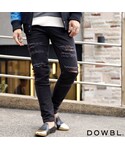 DOWBL | スリムストレートダメージパンツ(牛仔褲)