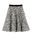 LE CIEL BLEU | Leopard sweat skirt(Skirt)