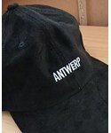 VIER ANTWERP | Low Profile Velours Cap(帽子)