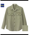 GU | ビックミリタリーシャツ(襯衫)