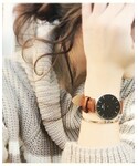 Daniel Wellington | 【予約】DANIEL WELLINGTON / CLASSIC BLACK レザーベルト/シルバー 40mm(アナログ腕時計)