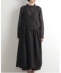 ELLIFE | リネン2webジャンパースカート(无袖连衣裙)