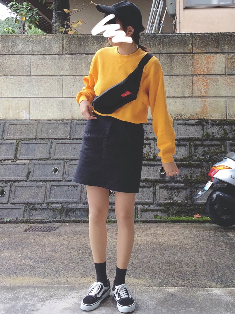 カラートレーナー×スカート
