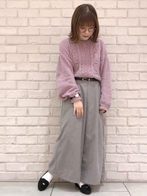 グレーを生かした冬のいまどきコーデ♡