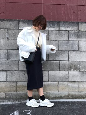 Rina Chishima使用（GU）的時尚穿搭