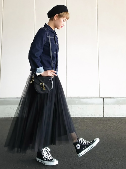 YUKIさんのスニーカー「converse(コンバース) ALL STAR HI(オールスターHI)(CONVERSE|コンバース)」を使ったコーディネート