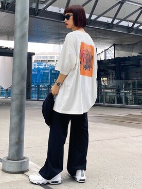 PAGEBOY 本部｜Hinechi使用「PAGEBOY（【PAGEBOY】ミュージックアートTシャツ）」的時尚穿搭