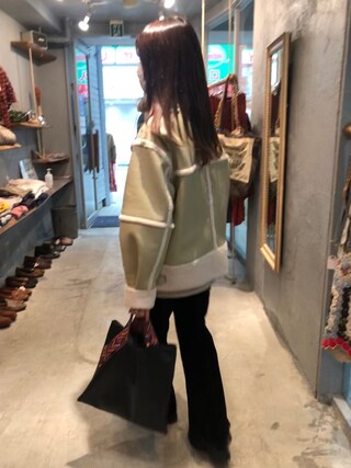 kazuna使用「SLY（【WEB・一部店舗限定カラーあり】REVERSIBLE HOODED B-3 ジャケット/リバーシブルフーディー）」的時尚穿搭