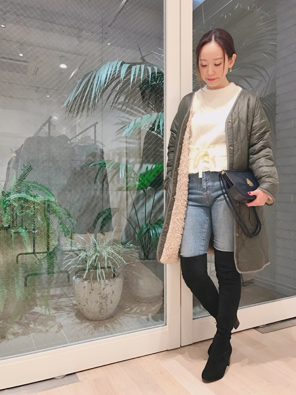コーデのバランスが最高♡