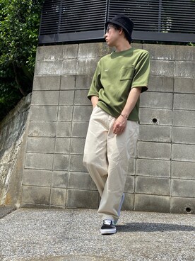 KAZUYA使用「SAY!（mt3916-SMOOTH BIG T-SHIRTS）」的時尚穿搭