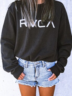 Rikako使用「RVCA（RVCA レディース ｳｫ-ｸﾊﾟﾝﾂ）」的時尚穿搭