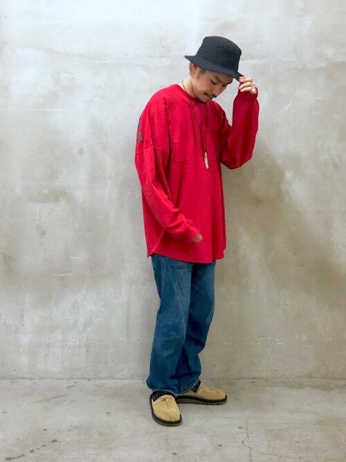 Matsuda Koichi is wearing CIAOPANIC "【SPIRIT JERSEY/スピリットジャージー】ANY Tシャツ"