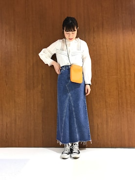Ciaopanic海老名店|Tomomi Sasakiさんのスニーカー「CONVERSE コンバース ALL STAR OX オールスター オックス (CONVERSE|コンバース)」を使ったコーディネート