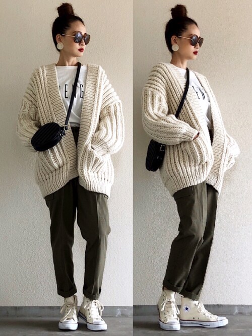 Yukie♡i使用「BARNYARDSTORM（≪WEB先行予約≫カーゴパンツ）」的時尚穿搭