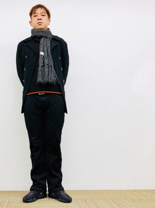 yasu is wearing COMME des GARCONS