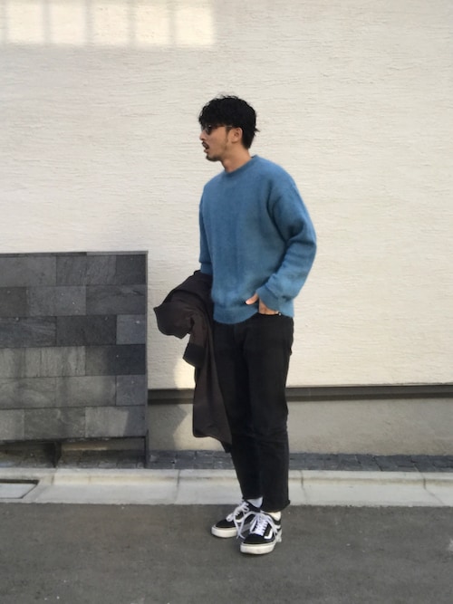 mottimaさんの「<AURALEE>KID MOHAIR KNIT/ニット.(AURALEE)」を使ったコーディネート