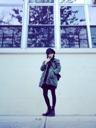 Q.i きゅーあい is wearing Dr. Martens "Dr. Martens Clemency 8-Tie Boot"