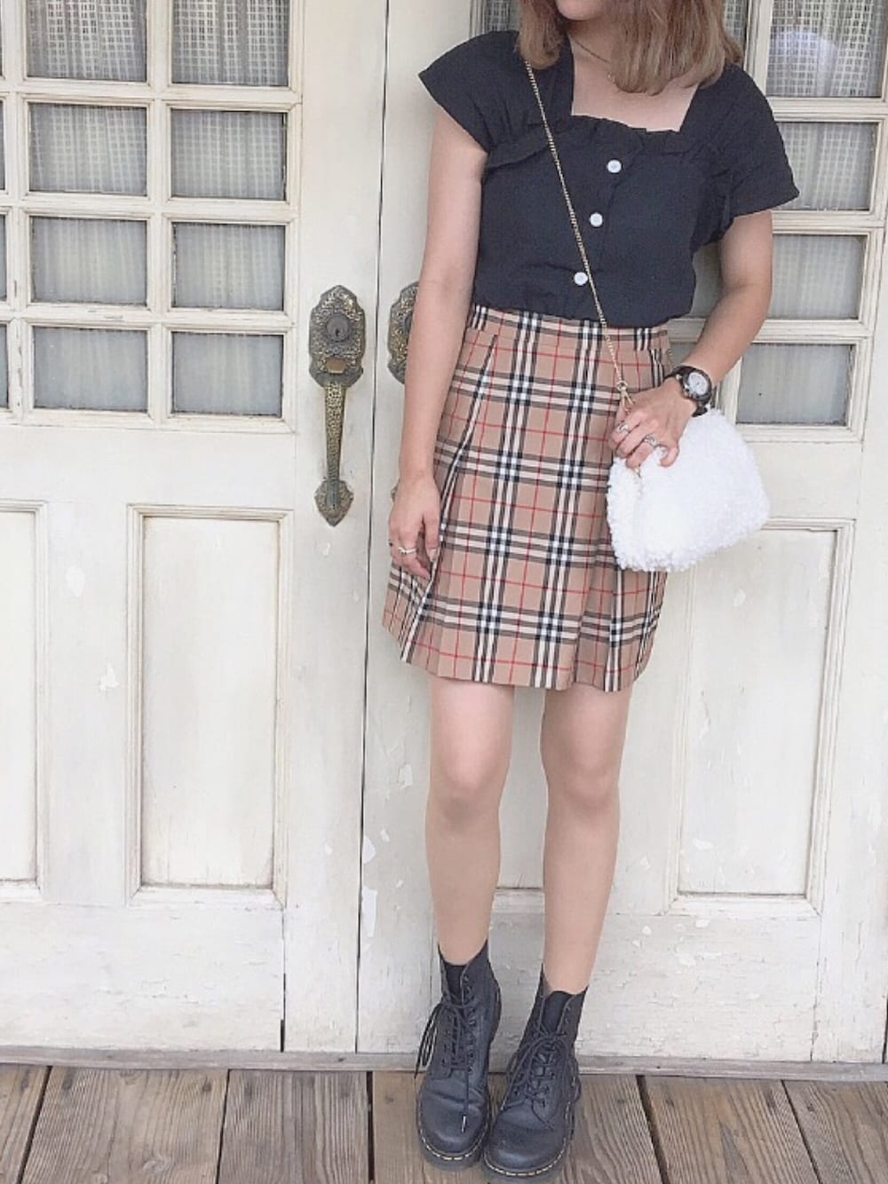 バーバリーチェックかわいい♡