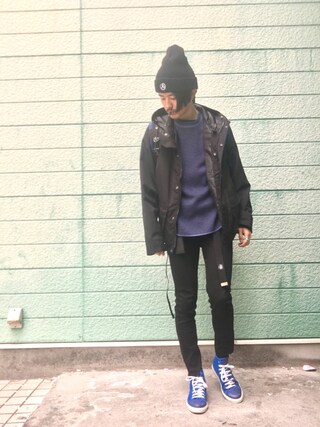 RYONCHY is wearing DETAILS "DETAILS×GYPSY CLOTH コラボバックパック"