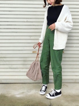 たろ☺︎さんのスニーカー「CONVERSE / JACK PURCEL(CONVERSE|コンバース)」を使ったコーディネート