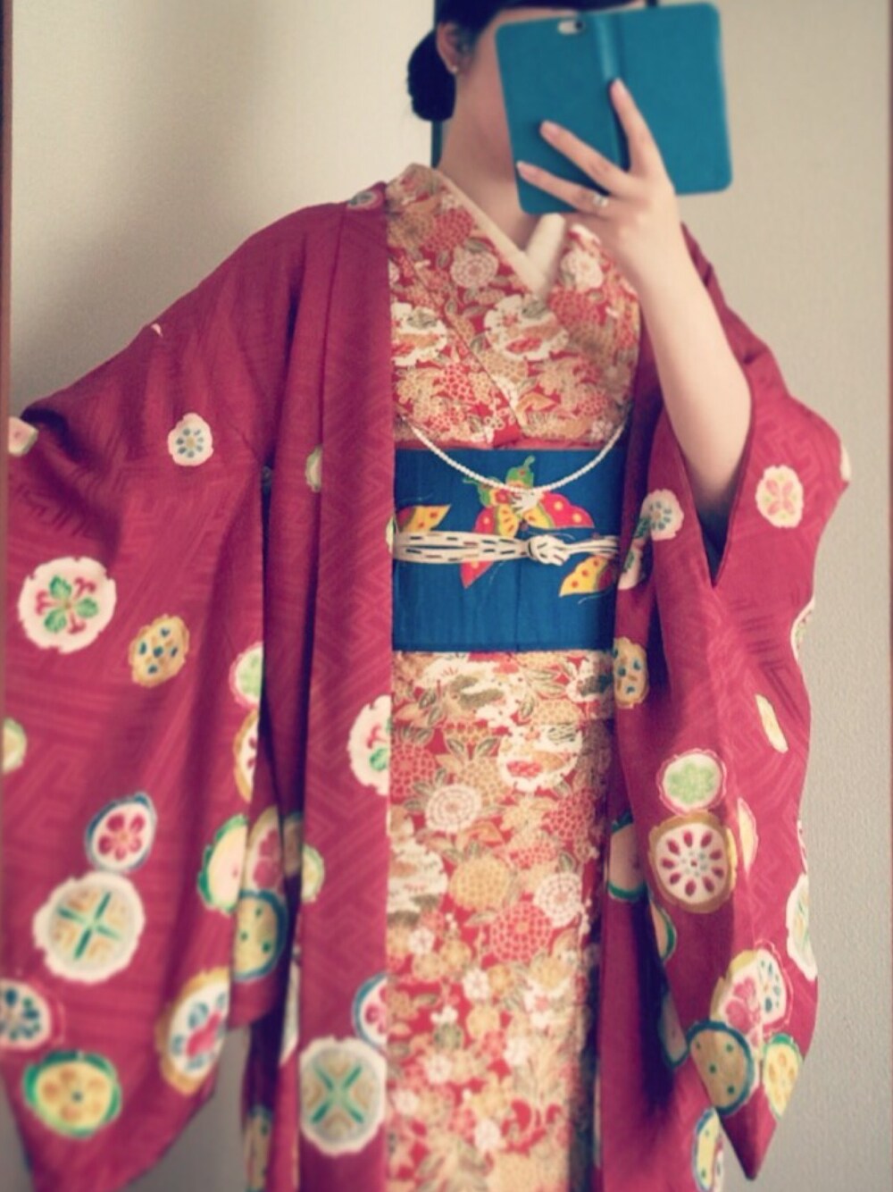 クラシカルなお着物と羽織でシックに♡
