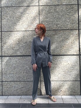 UNITED TOKYO 大阪｜光希使用「UNITED TOKYO（ヴィンテージツイル ハイネックジャケット）」的時尚穿搭