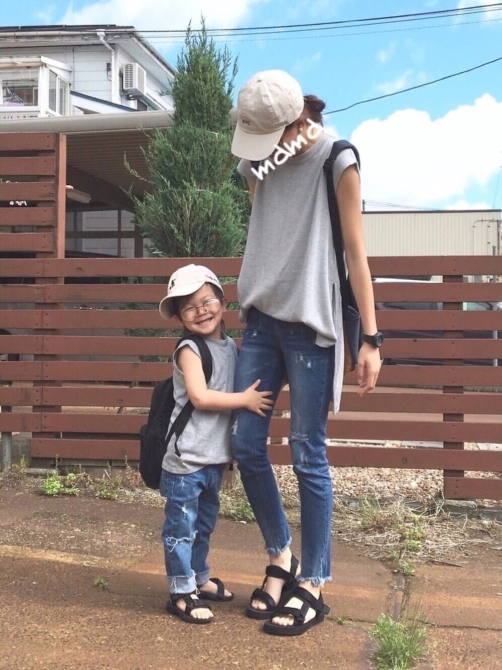 おそろいコーデで親子でおしゃれ♡