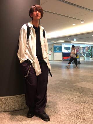 寺田イス銀河 is wearing Yohji Yamamoto "オールド"