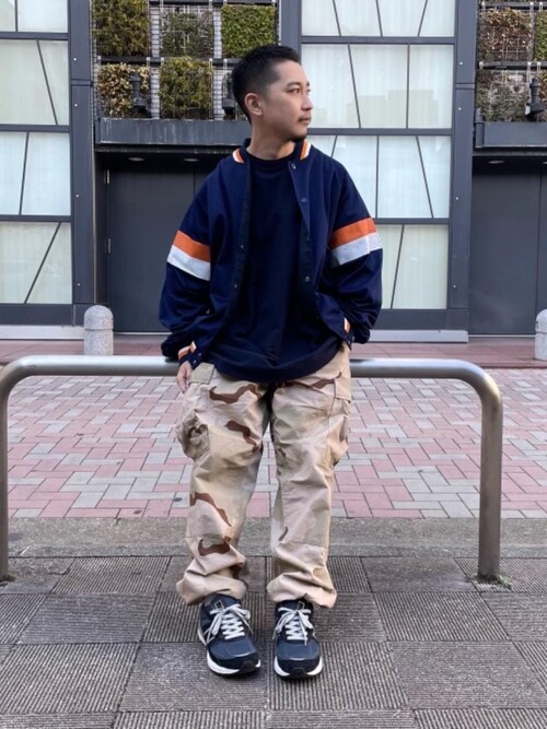 YOICHI MOROFUJI使用「BEAUTY&YOUTH UNITED ARROWS（BY 10oz ヘビー ワイド カットソー）」的時尚穿搭