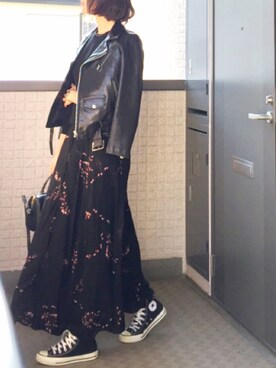 hito.wear is wearing beautiful people "【追加予約】別注＜beautiful people＞ ライダースジャケット -2015FW †"
