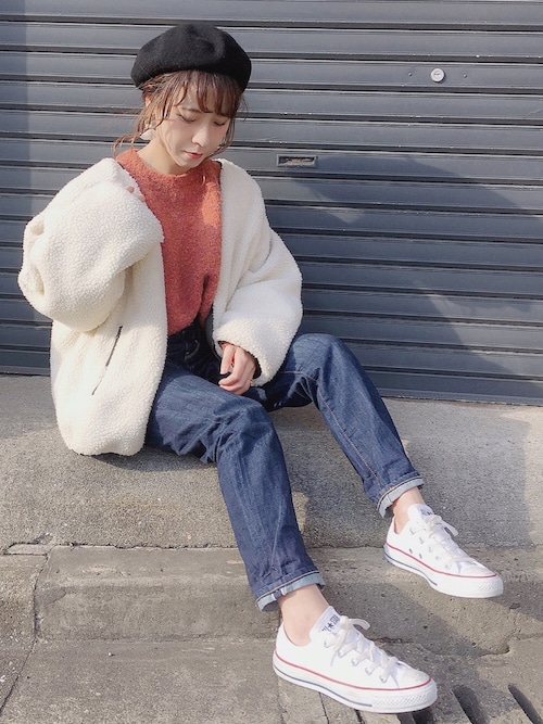 シースルーバングの前髪カールでキュートに♡