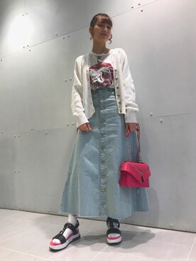 DIESEL ルミネエスト新宿｜Kurumi Takahashi使用「DIESEL（00S7VP0QALW）」的時尚穿搭
