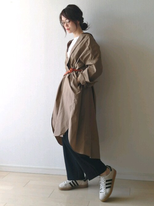 ♔ hiromi ♔使用「TRUNO by NOISE MAKER（【新色追加】プリントTシャツ／BAR）」的時尚穿搭