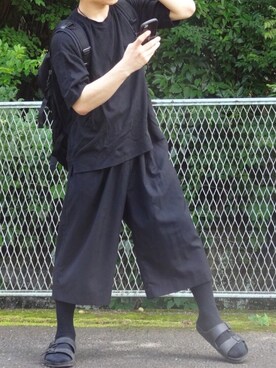 moon(むーん) is wearing SENSE OF PLACE by URBAN RESEARCH "【A】イージーストラップサンダル"