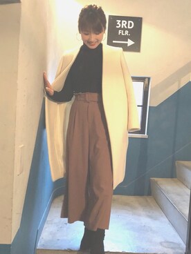 Hiromi Nakamori使用（ZARA）的時尚穿搭