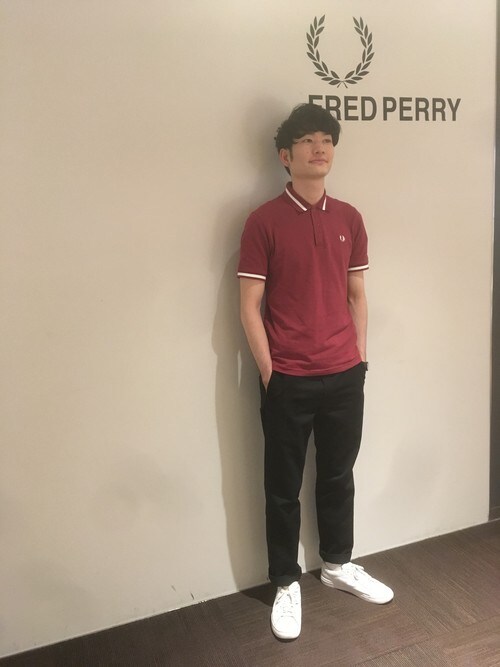 TK使用「FRED PERRY（Reissues Single Tipped Fred Perry Shirt）」的時尚穿搭