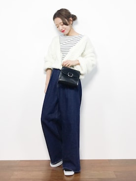 ZOZOTOWN|りっぴーさんの「ボートネックリブカットソー(IMAGE COLLECTION|イマージュコレクション