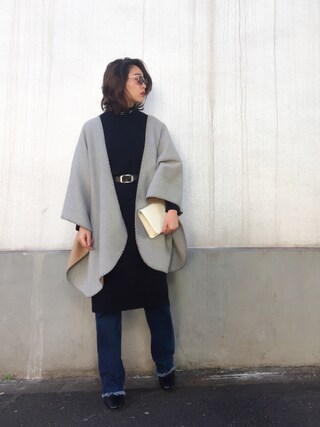 TOMOMI KANATA使用「TODAYFUL（ハイネックニットワンピース）」的時尚穿搭