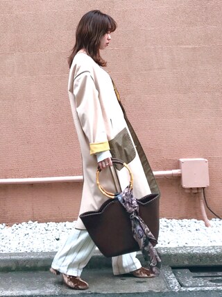 TOMOMI KANATA使用「TODAYFUL（ミリタリーライナーコート）」的時尚穿搭