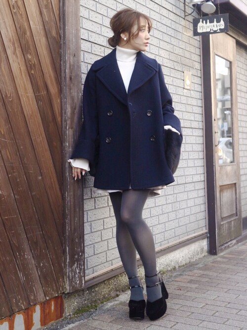 今年流行りのファー付き♡