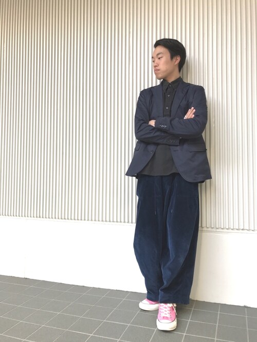 seiya_nagaoka使用「CIAOPANIC（コットンストレッチテーラードジャケット）」的時尚穿搭