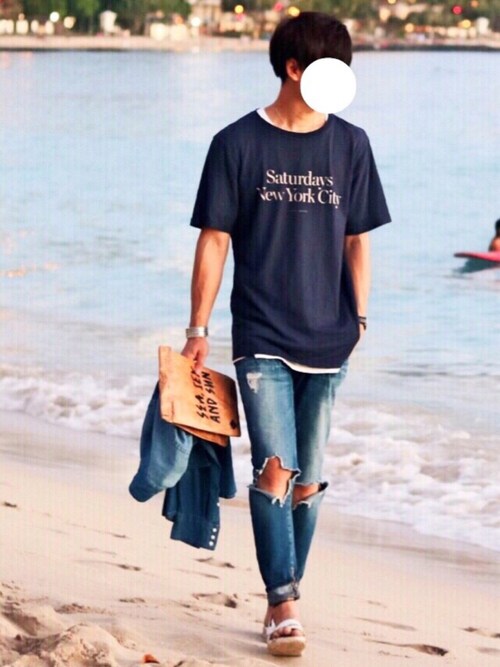 gaku使用「SATURDAYS SURF NYC（MILLER STANDARD）」的時尚穿搭