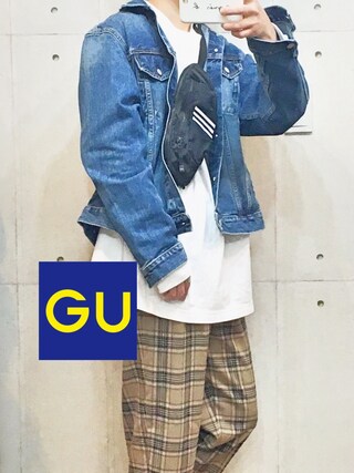 gaku使用（GU）的時尚穿搭