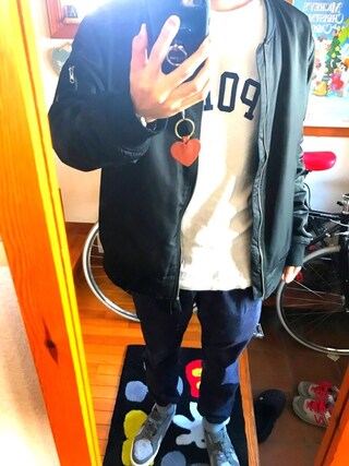 ｍａｈｏ is wearing POLO RALPH LAUREN "チャーストン キャンバス スニーカー"