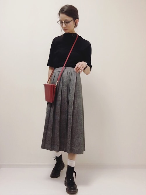 レースアップ×ロングスカート♡