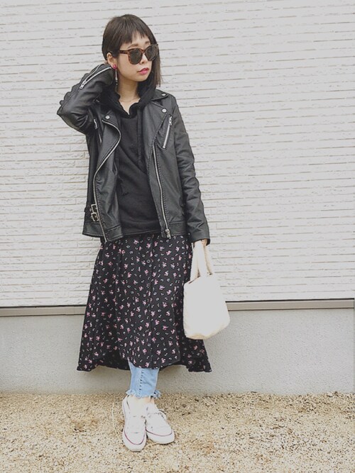 masa-mi is wearing Forever 21 "FOREVER 21 Classic Moto Jacket"