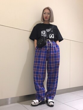LHP 大阪店｜yukaiwamoto使用「MISBHV（MISBHV/ミスビヘイブ/MULTI-PATCH T-SHIRTS）」的時尚穿搭