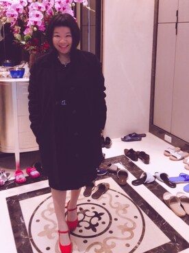Teresa Hsu is wearing DKNY DONNA KARAN NEW YORK